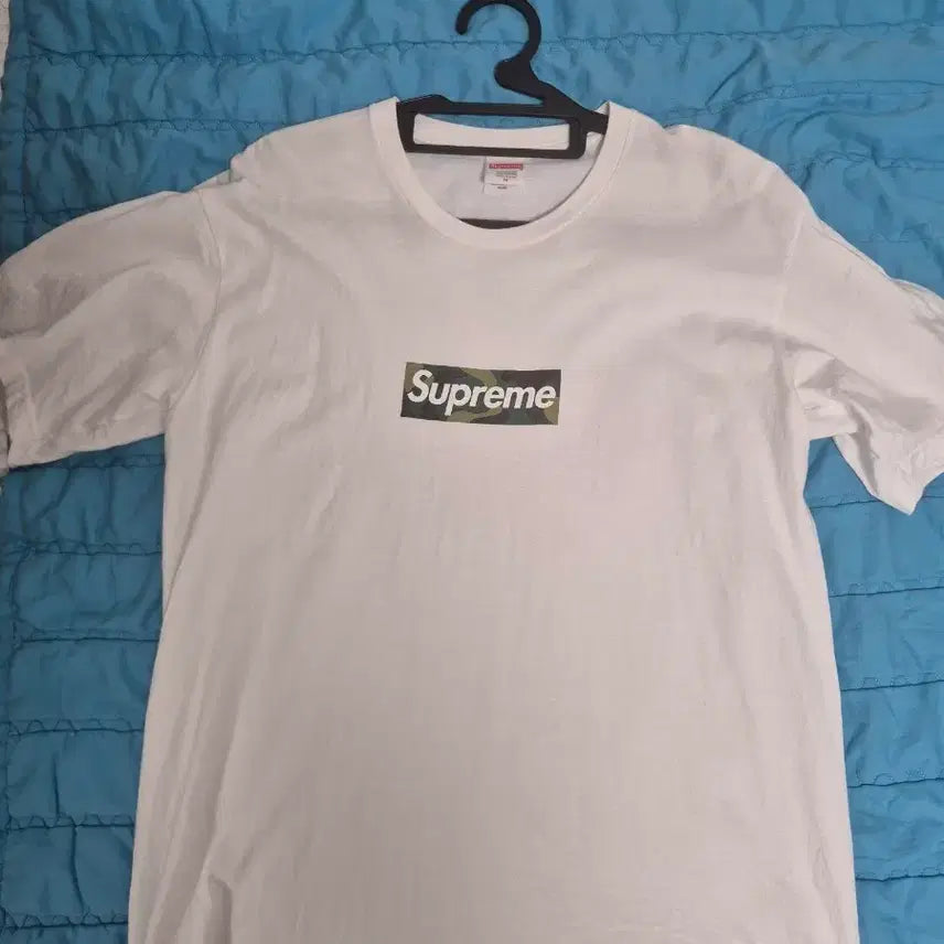 [BUNJANG] Supreme Camo Box Logo T-Shirt / 슈프림 카모 박스 로고 반팔 티셔츠