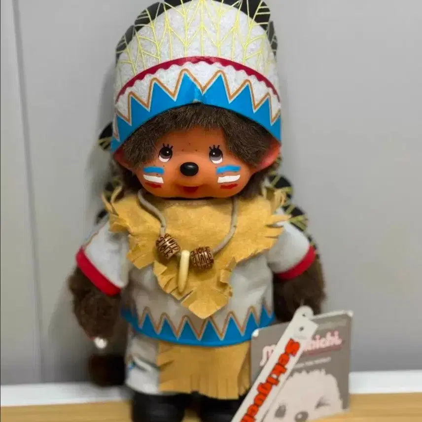 [BUNJANG] Monchhichi Indian Boy / 몬치치 인디언소년