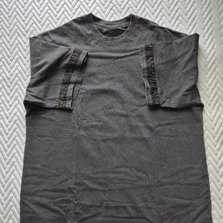 [BUNJANG] Sustain Paisley T-Shirt Charcoal, Green Size 1 Bundle Set / 서스테인 페이즐리 티셔츠 차콜,그린 1사이즈 일괄