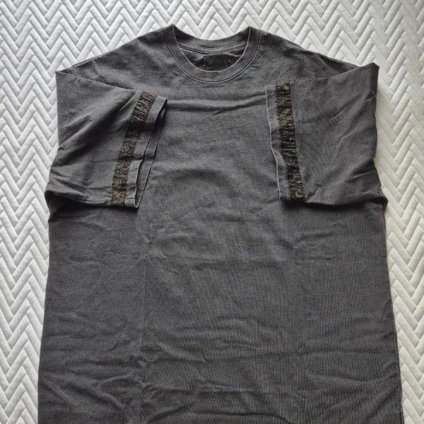 [BUNJANG] Sustain Paisley T-Shirt Charcoal, Green Size 1 Bundle Set / 서스테인 페이즐리 티셔츠 차콜,그린 1사이즈 일괄