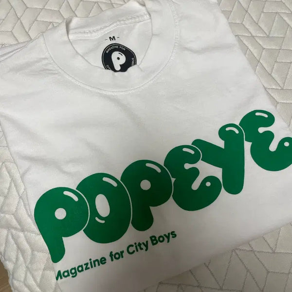 [BUNJANG] Popeye Official T-Shirt Size M / Popeye 뽀빠이 매거진 오피셜 티셔츠 M 사이즈