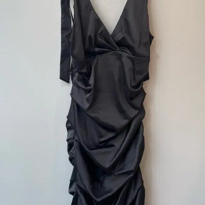 [BUNJANG] Le Chateau Shirring Long Dress M / 르 샤토 셔링 롱 원피스 M