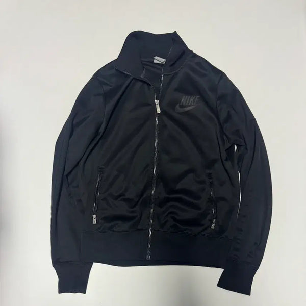 [BUNJANG] Nike Sportswear Old School Track Zip-Up Jacket M Black / 공용!! 나이키 스포츠웨어 올드스쿨 트레이닝 집업 져지 M 블랙