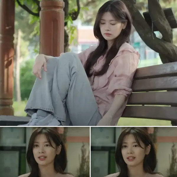[BUNJANG] Zara Jung So-min Collaboration Frill Blouse / 자라 정소민 블라우스 새상품