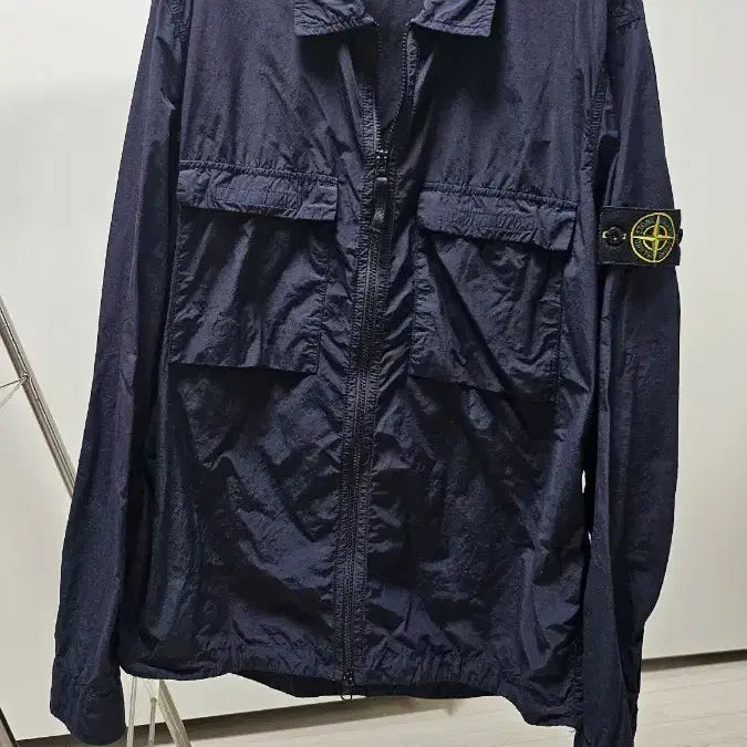 [BUNJANG] Stone Island Overshirt Navy L / 스톤아일랜드 오버셔츠