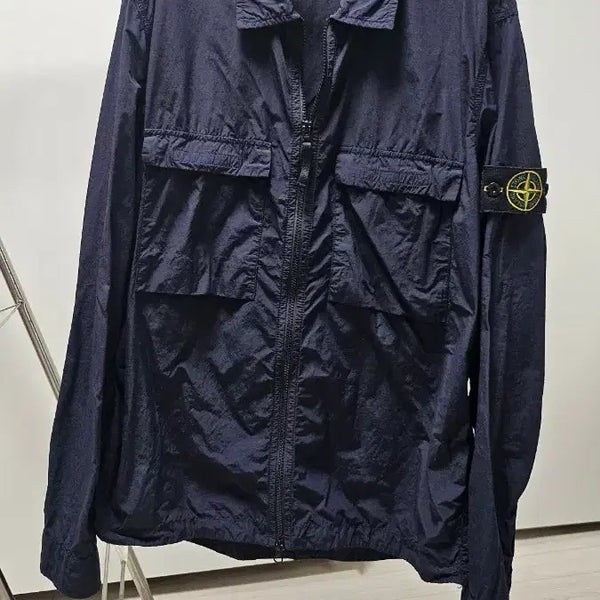 [BUNJANG] Stone Island Overshirt Navy L / 스톤아일랜드 오버셔츠