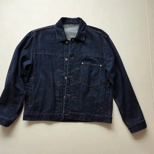 [BUNJANG] CONE Pleated Denim Trucker Jacket / (XL) 무신사 CONE 플리츠 데님 트러커 재킷