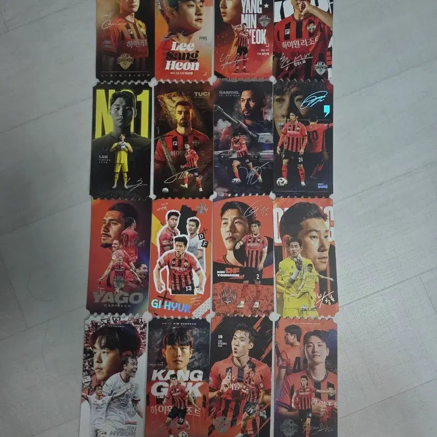 [BUNJANG] Gangwon FC Special Ticket Set with Autographs / 강원fc 스페셜 티켓 세트 팝니다