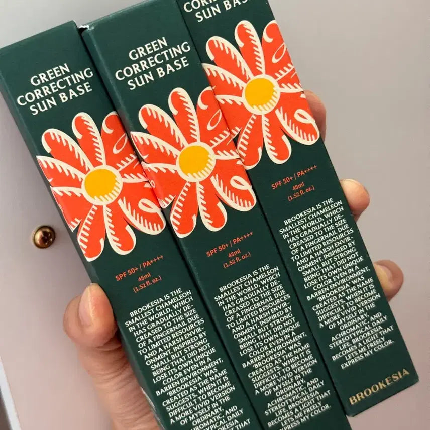 [BUNJANG] Brukesia Green Correcting Tone-Up Sun Base Sun Cream SPF 50+ / 브루케시아 그린 코렉팅 톤업 선베이스 선크림