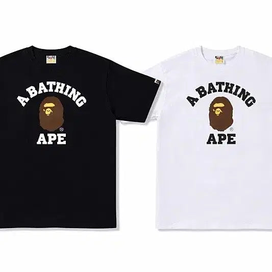 [BUNJANG] BAE Color Graphic Short Sleeve T-Shirt / BAE 컬러지 반팔티 [새상품/정품]