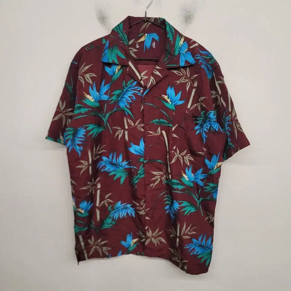 [BUNJANG] Patterned Hawaiian Shirt / [100/L] 패턴 하와이안 셔츠 / USA