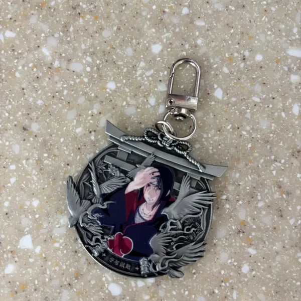 [BUNJANG] Naruto Itachi Metal Keyring / 나루토 이타치 메탈 키링