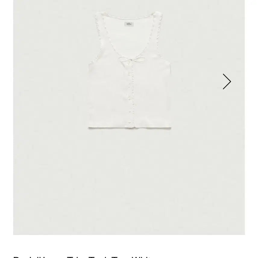 [BUNJANG] The Barnet Ravioli Lace Tank Top / 더바넷 라비올리 레이스 탱크 탑