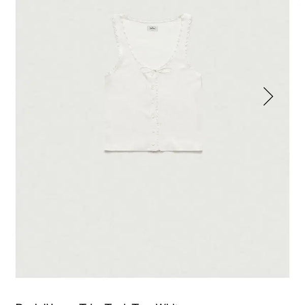 [BUNJANG] The Barnet Ravioli Lace Tank Top / 더바넷 라비올리 레이스 탱크 탑