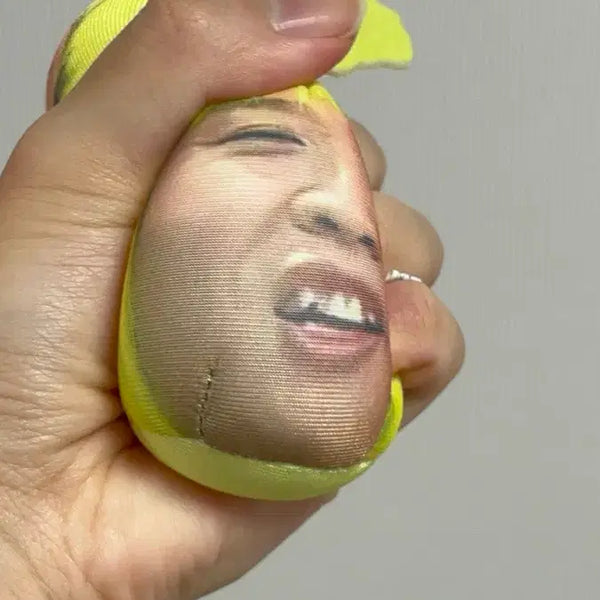 [BUNJANG] Infinite Challenge Junha Jeong Yellow Chewy Keychain / 무한도전 키링 안전한 말랑이