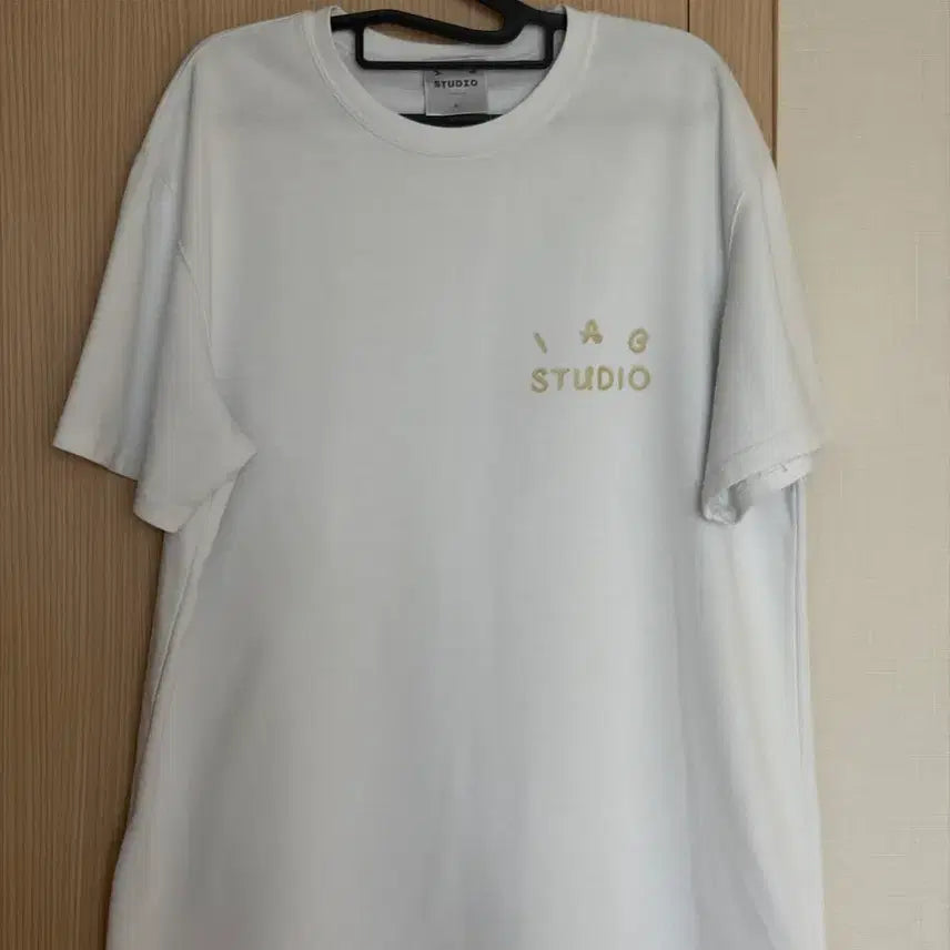 [BUNJANG] IAB Studio x Ottogi Mayonnaise 50th Anniversary T-Shirt White (L) / 아이앱 x 오뚜기 마요네즈 50주년 반팔 티셔츠 (L 사이즈)