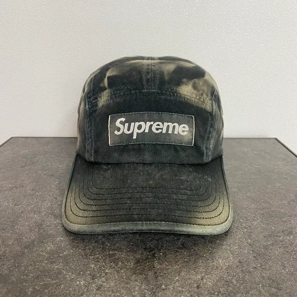 [BUNJANG] Supreme Box Logo Camp Cap Overdyed Black / (OS) 슈프림 박스로고 캠프캡 모자 오버다이드 블랙