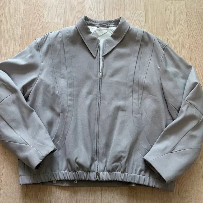 [BUNJANG] Coar Striped Blouson Jacket / 쿠어 블루종 자켓