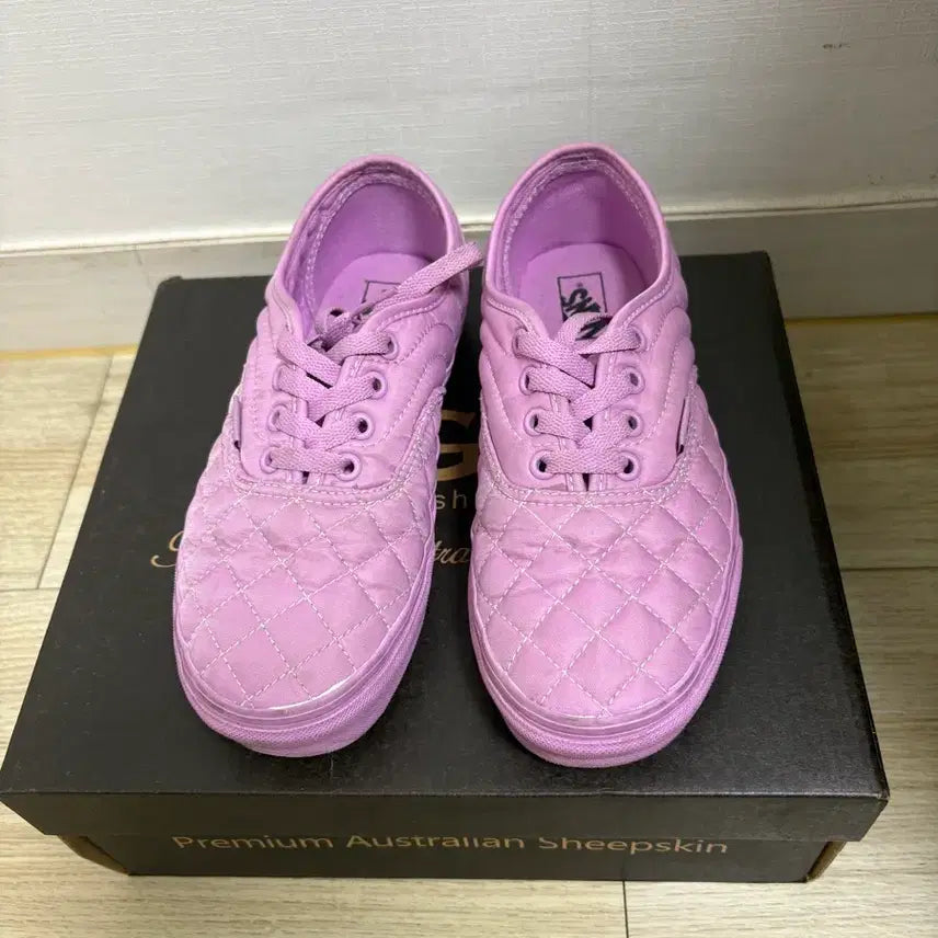 [BUNJANG] Vans Quilted Sneakers Lavender / 반스 퀼팅 스니커즈 라벤더