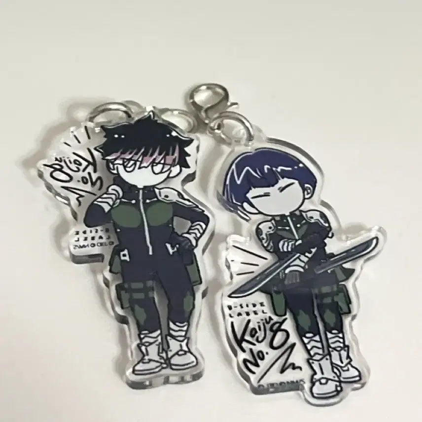 [BUNJANG] Kaiju No. 8 Hoshina & Narumi B-Side Acrylic Keychain / 괴수8호 호시나&나루미 비사이드 아크릴 키링