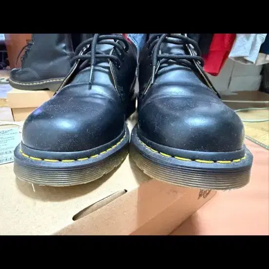 [BUNJANG] Dr. Martens 1461 Smooth Black Leather Shoes - Size US 8.5 / 닥터마틴 1461 스무스 블랙 270사이즈 인천롯데제품 평소265심으시면 반업 하시면 됩니다