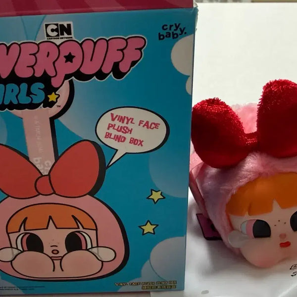 [BUNJANG] Pop Mart Crybaby Powerpuff Girls Blossom Plush / 팝마트 크라이베이비 파워퍼프걸 불로섬