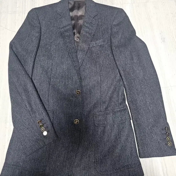 [BUNJANG] Louis Vuitton Men's Herringbone Wool Suit Jacket / 루이비통 남성 자켓 / 수트 46