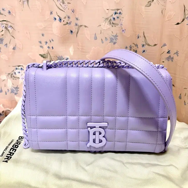 [BUNJANG] Burberry Lola Bag Lavender Leather Shoulder Bag / [정품]버버리 롤라백 라벤더