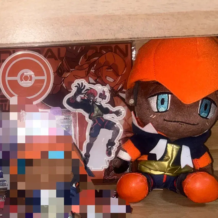 [BUNJANG] Pokemon Raihan Doll & Acrylic Stand Bundle Set / 포켓몬스터 금랑 인형, 아크릴 일괄판매합니다