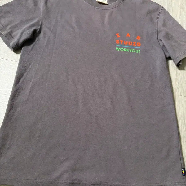 [BUNJANG] Iapp Studio x Worksout Cotton T-Shirt M / 아이앱스튜디오 웍스아웃 반팔 티셔츠 M