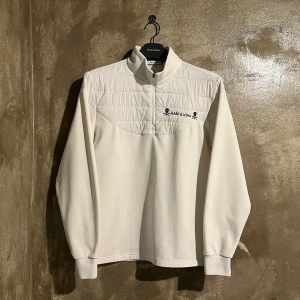 [BUNJANG] Mark &ロナ Half Zip-up Long Sleeve / 마크앤로나 반집업 긴팔