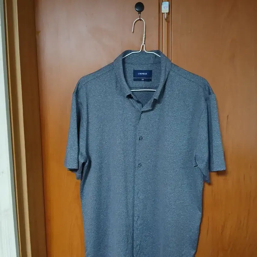 [BUNJANG] CHIMUN Short-Sleeve Shirt Gray / CHIMUN 반팔 셔츠 그레이