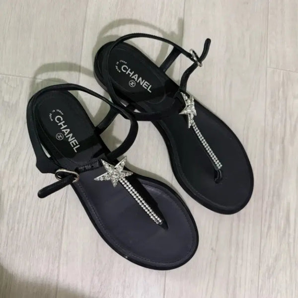 [BUNJANG] Chanel Sandals Slippers Size 35 / (정품) 샤넬 샌들 슬리퍼 (35)