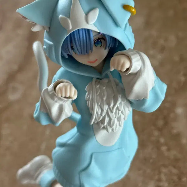 [BUNJANG] Re:Zero Rem Cat Hoodie Figure / 리제로 렘 고양이 후드 피규어