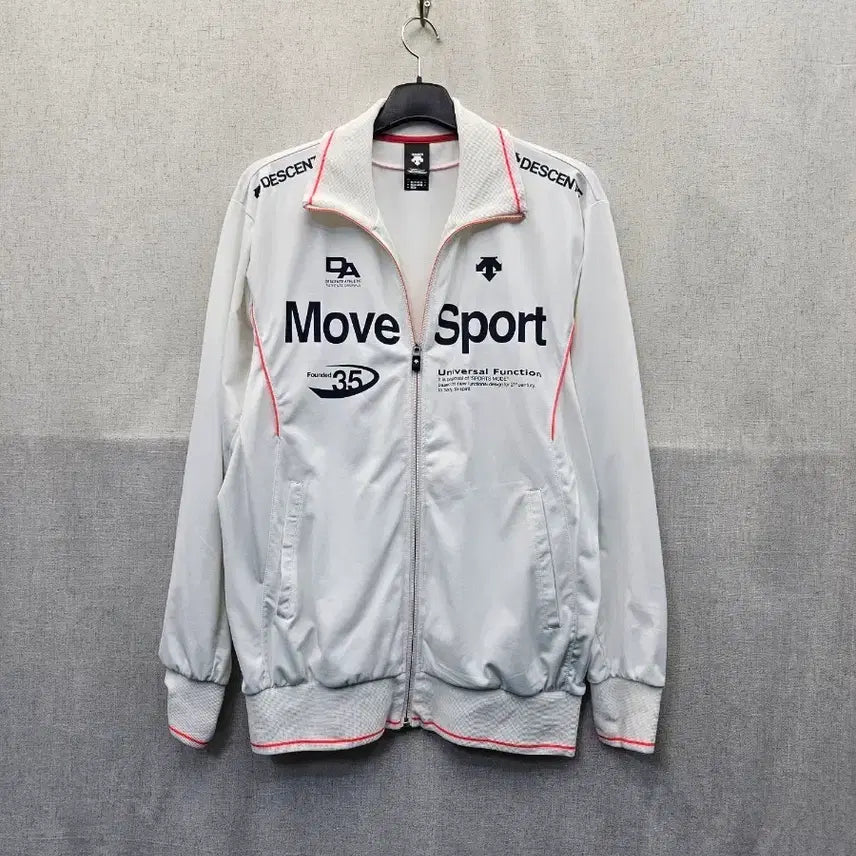 [BUNJANG] Descente Move Sport White Training Jacket / 데상트 무브스포츠 화이트 트레이닝 자켓 341.
