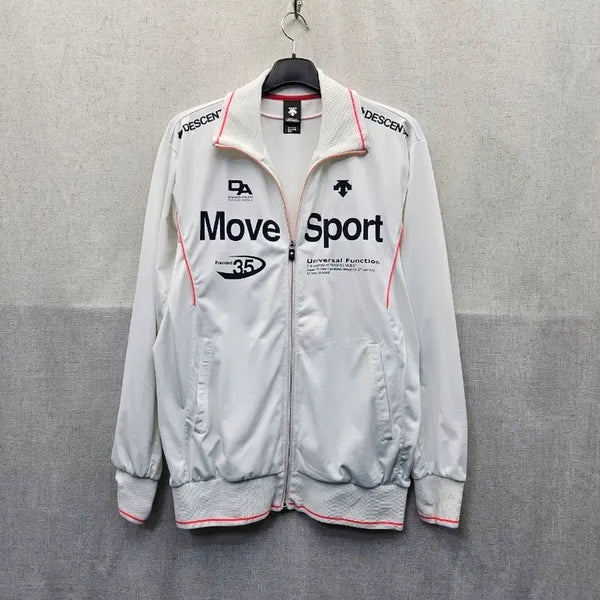 [BUNJANG] Descente Move Sport White Training Jacket / 데상트 무브스포츠 화이트 트레이닝 자켓 341.