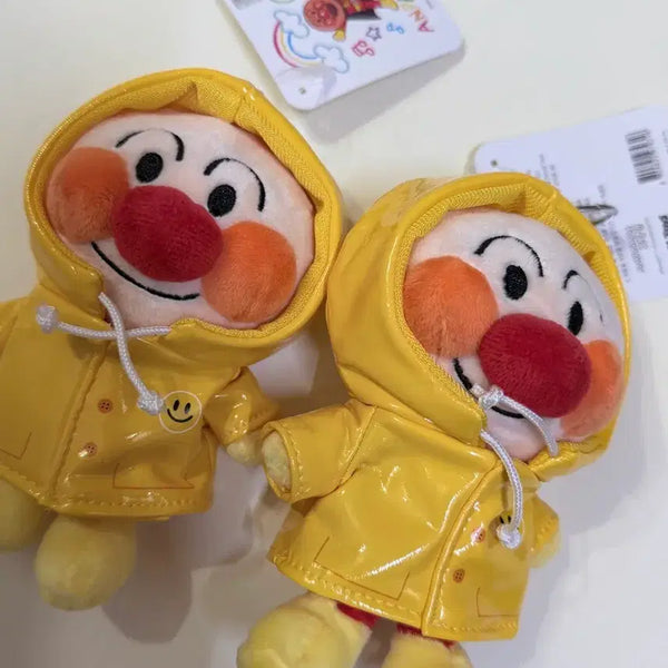 [BUNJANG] Anpanman Yellow Raincoat Plush Keyring / 호빵맨 노랑우비인형키링/개당가격