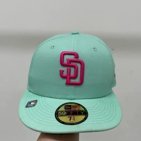 [BUNJANG] New Era San Diego Padres 59FIFTY Mint Fitted Cap 7 3/4 / 뉴에라 샌디에이고 59FIFTY 민트 7 3/4