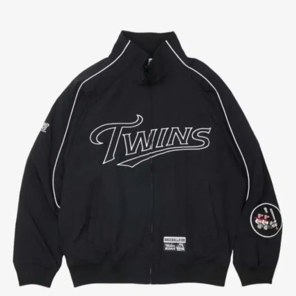 [BUNJANG] LG Twins x Badnurs Dugout Jacket Black L / LG 트윈스 x 빠더너스 더그아웃 자켓 블랙 L
