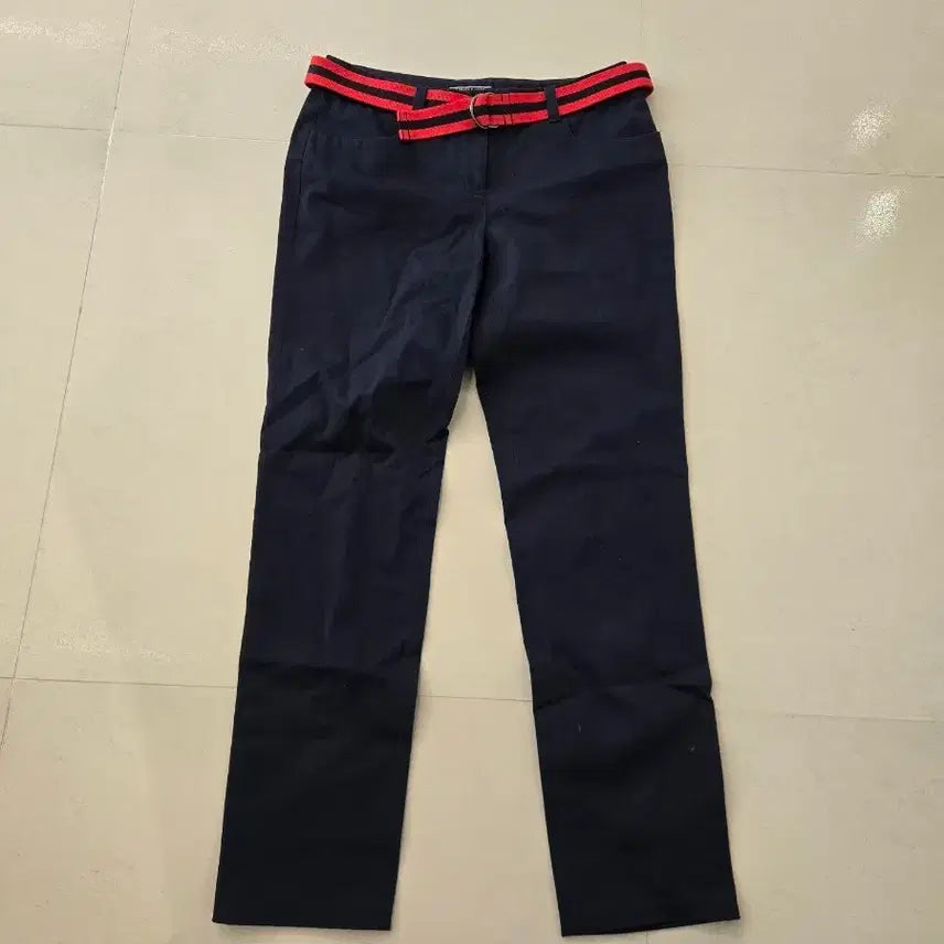 [BUNJANG] Tommy Hilfiger Belt Set Cotton Pants / (4)타미힐피거 벨트 세트 바지