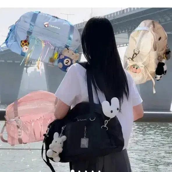 [BUNJANG] Meolmeol 'Deokjilbag' Ita-bag Style Concert Bag (Pink) / 멀멀 덕질백 덕질가방 오타쿠가방 오타쿠백 콘서트 가방 핑크