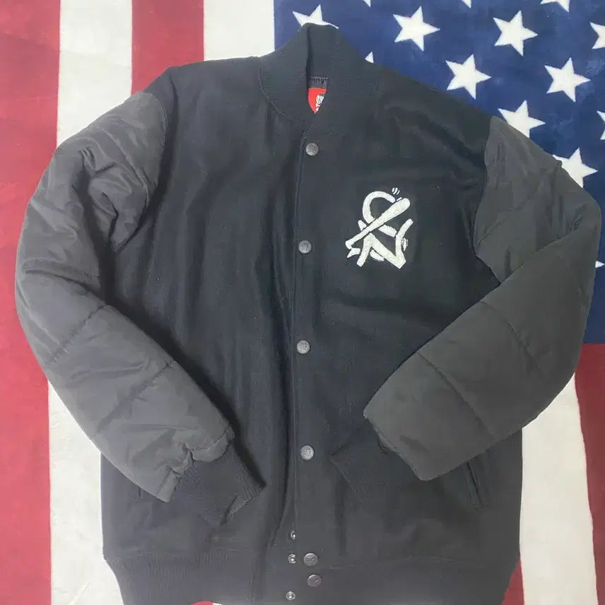 [BUNJANG] Skull & Y Varsity Stadium Jacket L / 스컬엔와이 바시티st 스타디움 자켓
