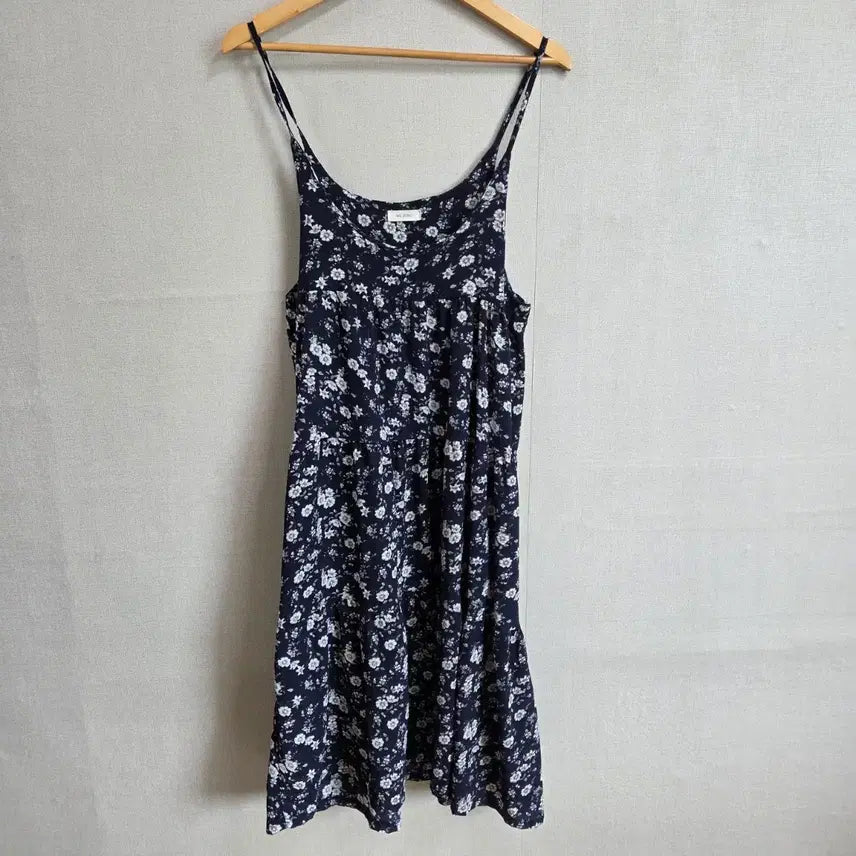 [BUNJANG] Women's Floral Spaghetti Strap Dress / 여성 끈 나시 플로럴 원피스 F JJ2919