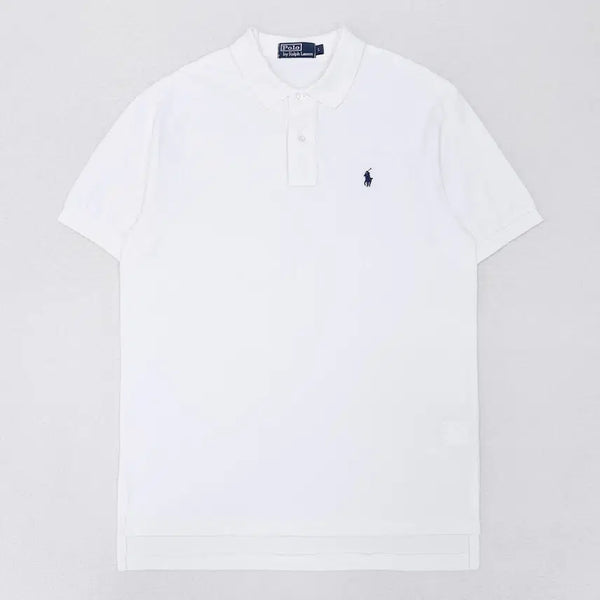 [BUNJANG] Polo Ralph Lauren Loose Fit White Cotton Polo Shirt - Men's 105 / [105] 폴로 루즈핏 화이트 코튼 카라티