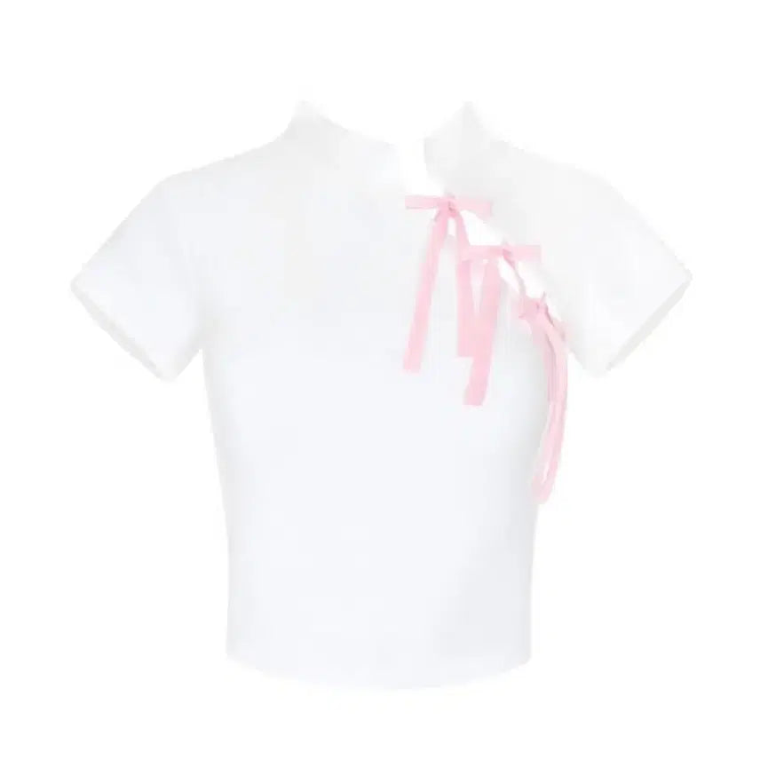 [BUNJANG] NOAH SANGNO RHYOTY T-Shirt Pink / 노아상노 리오티 반팔티셔츠 핑크