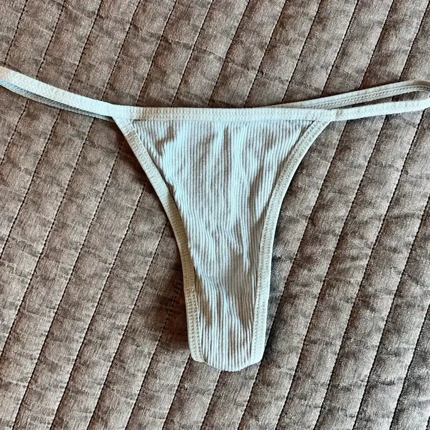 [BUNJANG] Halerina Ribbed Panty T-Shirt / (중고) 할레리나 골지 팬티T