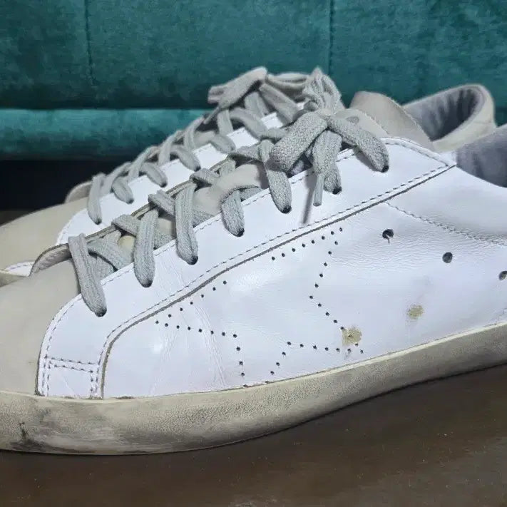 [BUNJANG] Golden Goose Ball Star Beige Tab Sneakers Size 42 / 골든구스 타공스타 베이지탭 42사이즈.