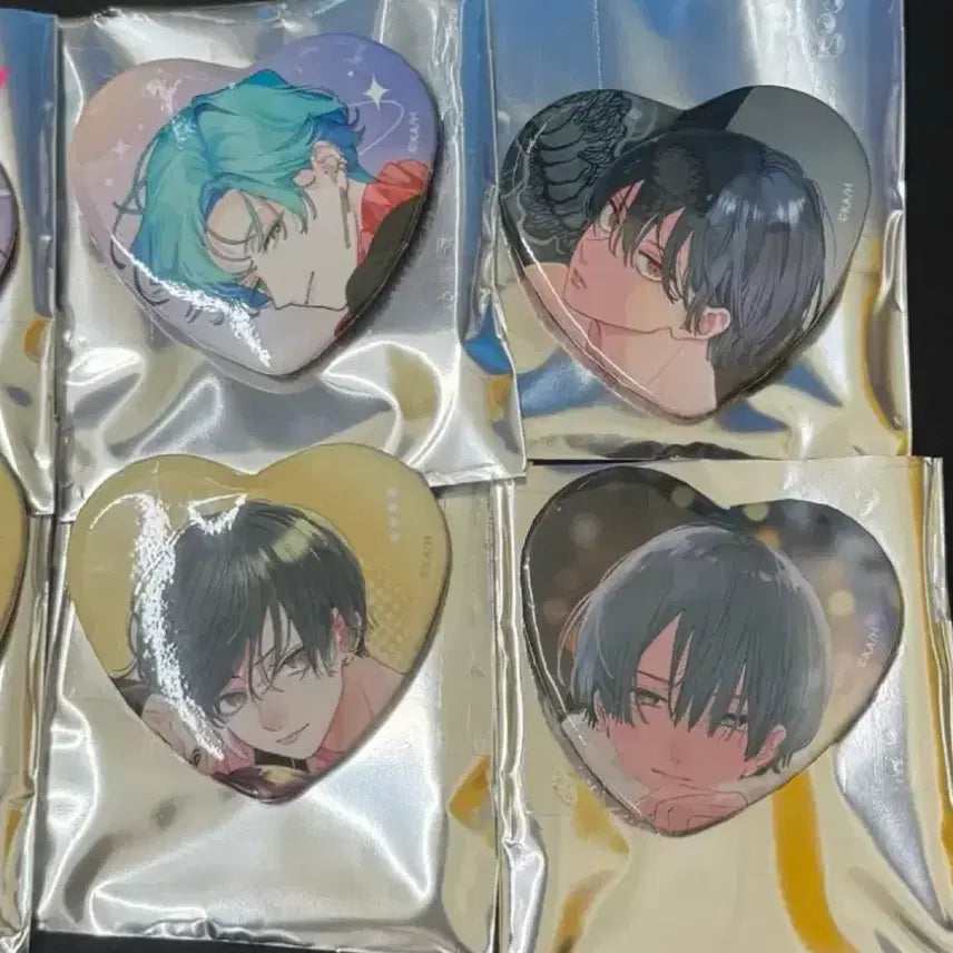 [BUNJANG] Face Only I Can't Like Him Bundle Set Can Badge Kanato Doigaki / 일괄 얼굴만으론 좋아할 수 없어요 캔뱃지 양도 카나토 도이가키
