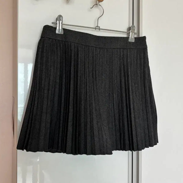 [BUNJANG] ZARA Pleated Skirt Charcoal S / 자라 플리츠 스커트 s