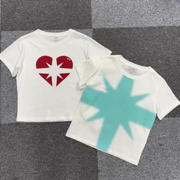 [BUNJANG] Tilden Bundle Two White T-Shirts / 틸던 반팔2장일괄